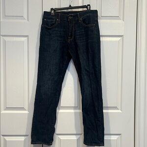 Lucky Brand Men's Dark Blue Straight Jeans